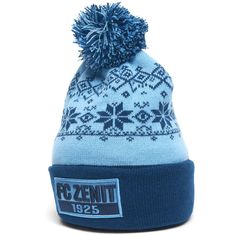 Шапка унисекс Atributika&Club ФК Зенит 11526 светло-синяя, р.55-58