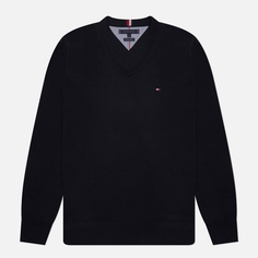 Мужской свитер Tommy Hilfiger 1985 V-Neck, цвет чёрный, размер S