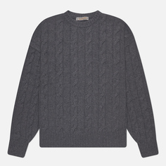 Мужской свитер FrizmWORKS Wool Cable Relax, цвет серый, размер M