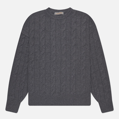 Мужской свитер FrizmWORKS Wool Cable Relax, цвет серый, размер M
