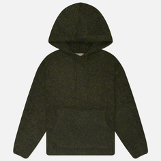 Мужской свитер FrizmWORKS Wave Boucle Hoodie, цвет оливковый, размер L