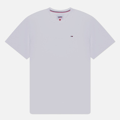 Мужская футболка Tommy Jeans Regular Fit Crew, цвет белый, размер XXL
