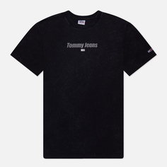 Мужская футболка Tommy Jeans Tonal Logo Classic Fit, цвет чёрный, размер XXL