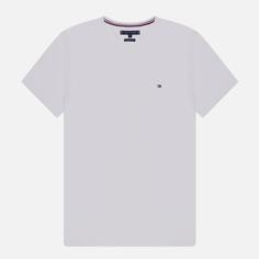 Мужская футболка Tommy Hilfiger Core Stretch Slim Crew Neck, цвет белый, размер S
