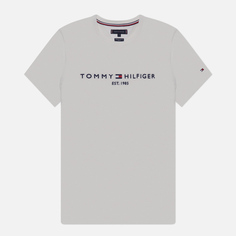 Мужская футболка Tommy Hilfiger Core Tommy Logo, цвет белый, размер M
