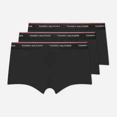 Комплект мужских трусов Tommy Hilfiger Underwear 3-Pack Stretch Cotton Low Rise Trunks, цвет чёрный, размер XXL
