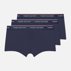 Комплект мужских трусов Tommy Hilfiger Underwear 3-Pack Stretch Cotton Low Rise Trunks, цвет синий, размер L