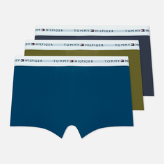 Комплект мужских трусов Tommy Hilfiger Underwear 3-Pack Essential Logo Waistband Trunks, цвет комбинированный, размер M