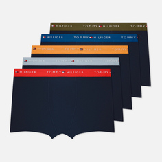 Комплект мужских трусов Tommy Hilfiger Underwear 5-Pack Essential Signature Trunks, цвет чёрный, размер M
