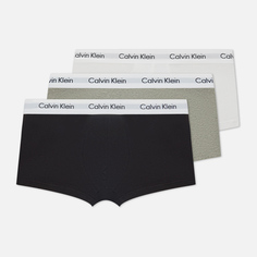 Комплект мужских трусов Calvin Klein Underwear 3-Pack Low Rise Trunk, цвет комбинированный, размер S