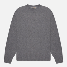 Мужской свитер FrizmWORKS Wool Elbow Block, цвет серый, размер XL