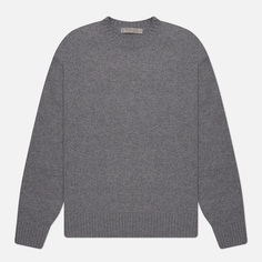 Мужской свитер FrizmWORKS Wool Elbow Block, цвет серый, размер XL