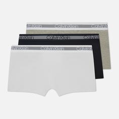 Комплект мужских трусов Calvin Klein Underwear 3-Pack Trunk Cooling, цвет комбинированный, размер S
