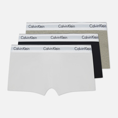 Комплект мужских трусов Calvin Klein Underwear 3-Pack Trunk Modern Cotton, цвет комбинированный, размер M