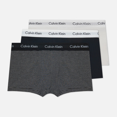 Комплект мужских трусов Calvin Klein Underwear 3-Pack Low Rise Trunk, цвет комбинированный, размер L