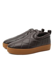 Кожаные слипоны Bottega Veneta