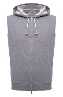 Хлопковый жилет Brunello Cucinelli