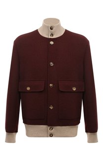Бомбер из шерсти и кашемира Brunello Cucinelli
