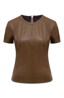 Топ из экокожи Helmut Lang