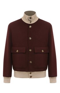 Бомбер из шерсти и кашемира Brunello Cucinelli