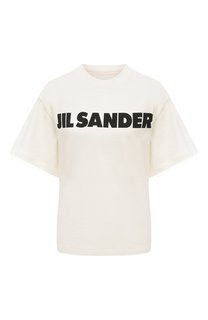 Хлопковая футболка Jil Sander