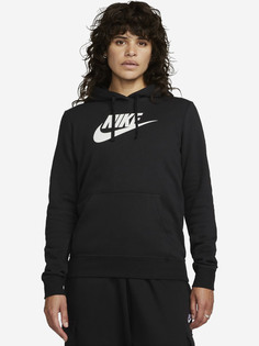 Толстовка женская Nike W NSW CLUB FLC GX PO HDY STD, Черный