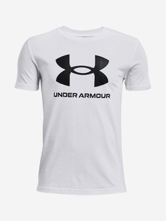 Футболка детская Under Armour Sportstyle Logo SS, Белый