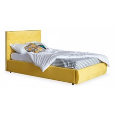 Кровать полутораспальная Наша мебель Selesta 2000x1200 с подъемным механизмом, желтый