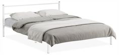Кровать двуспальная Woodville Фади 160х200, белый
