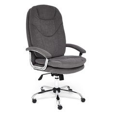 Кресло Softy Lux флок, серый, 29 Tet Chair
