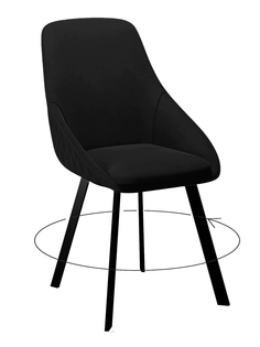 Стул мягкий поворотный со спинкой ALAT Home комплект 2 шт 00-00067983