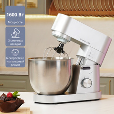 Миксер GALAXY LINE GL 2237 белый, серебристый