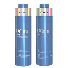 Косметический Набор Для Волос Estel Professional Otium Aqua Увлажняющий 1000 И 1000 Мл