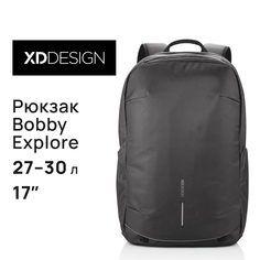 Рюкзак для ноутбука унисекс XD Design Bobby Explore 17" черный