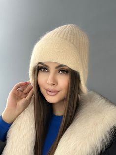 Шапка женская Louren Wilton Ш-2023-4 бежевая one size