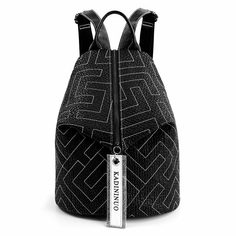 Рюкзак женский BAG-TROPHY 00-00003502 черный, 33х28х17 см