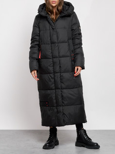Пальто женское AD52109 черное 5XL No Brand