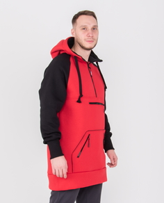 Толстовка мужская QULLUQ Повседневная красная L