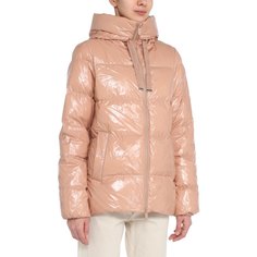 Пуховик женский Maison David MLY011 бежевый XS