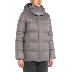 Пуховик женский Maison David MLY007-2 серый XS