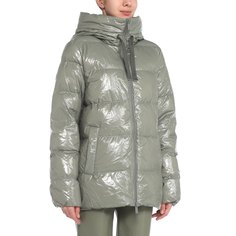 Пуховик женский Maison David MLY011 серый S