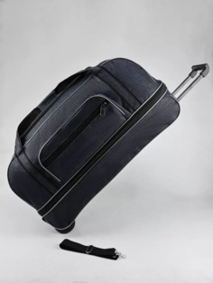 Дорожная сумка унисекс SumkFaiz MG_К6 черная, 35х33х73 см