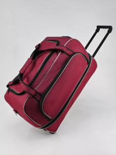 Дорожная сумка унисекс SumkFaiz MG_К5 красная, 34х30х59 см