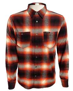 Рубашка Calvin Klein Ls Iconic Patch Flannel Shirt для мужчин, размер L, 40KC902, бордовая