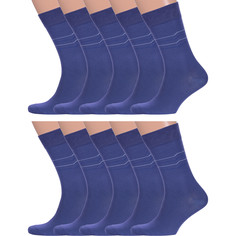 Комплект носков мужских Para Socks 10-M2D18 синих 27-29 10 пар