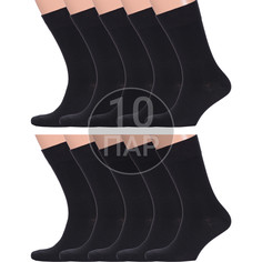Комплект носков мужских Para Socks 10-M2 черных 27-29, 10 пар