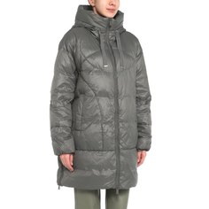 Пуховик женский Maison David MLY005-1 серый M