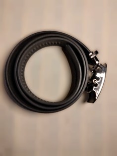 Ремень унисекс REG-AUTO черный, 115 см No Brand
