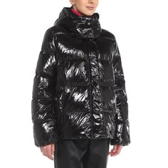 Пуховик женский Maison David MLY007 черный XL