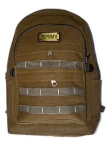 Рюкзак унисекс ART11- бро-джи коричневый No Brand